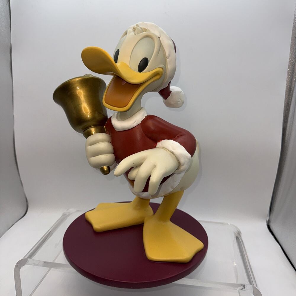 Disney Donald Duck Garden Statue Christmas Holiday Santa Big Figure Figurine